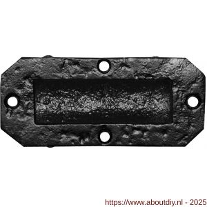 Kirkpatrick KP1194 schuifdeurkom 117x50 mm smeedijzer zwart - A21004514 - afbeelding 1