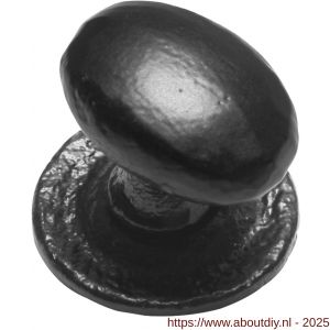Kirkpatrick KP1195 meubelknop 35 mm rozet 38 mm smeedijzer zwart - A21005320 - afbeelding 1