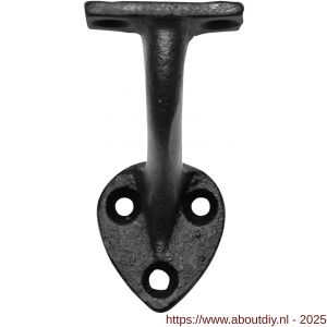 Kirkpatrick KP3491 leuninghouder 64 mm smeedijzer zwart - A21005228 - afbeelding 1
