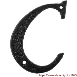 Kirkpatrick KP1978 letter C 101 mm smeedijzer zwart - A21003471 - afbeelding 1