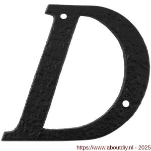 Kirkpatrick KP1978 letter D 101 mm smeedijzer zwart - A21003470 - afbeelding 1
