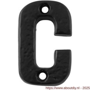 Kirkpatrick KP1977 letter C 50 mm smeedijzer zwart - A21003468 - afbeelding 1