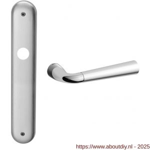 Mandelli1953 S100 PC85 Start deurkruk op langschild 238x40 mm PC85 chroom-mat chroom - A21014285 - afbeelding 1