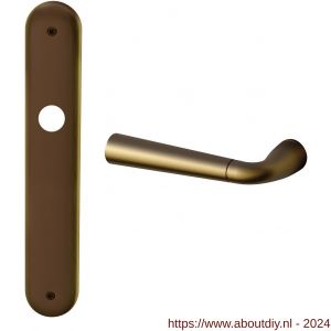Mandelli1953 S100L Start deurkruk gatdeel linkswijzend op langschild blind mat brons - A21019879 - afbeelding 1