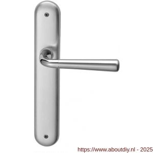 Mandelli1953 S90 WC55/8 Special deurkruk op langschild 238x40 mm WC55/8 chroom-mat chroom - A21011991 - afbeelding 1