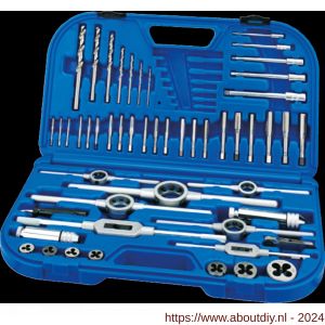 International Tools 29.100 Eco Pro set draadsnijden in kunststof koffer M3-M12 - A40514138 - afbeelding 1