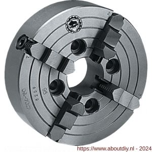Bison 85.600 onafhankelijke vier-klauwplaat diameter 85-160 mm staal type 4306 vanaf diameter 200 mm gietijzer type 4304 500 mm - A40515744 - afbeelding 1