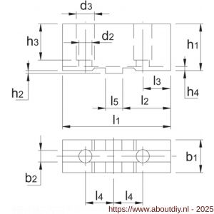 Bison 85.813 zachte opschroefbekken voor 3-klauwplaat type 3404 125 mm set 3 stuks - A40502521 - afbeelding 2