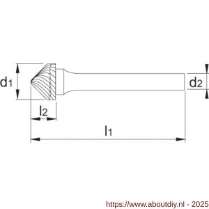 Phantom 41.613 HM stiftfrees model K kegelvorm 90 graden schacht 3 mm 3-FINE 3x1‚5x3x38 mm - A40518650 - afbeelding 2