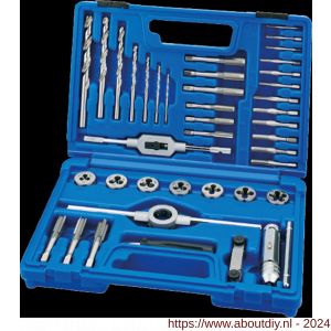 International Tools 29.100 Eco Pro set draadsnijden in kunststof koffer M3-M12 25 mm - A40514139 - afbeelding 1