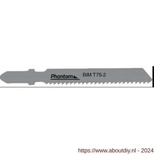 Phantom 64.500 bi-metaal decoupeerzaag T 75-2 set 5 stuks - A40522528 - afbeelding 1