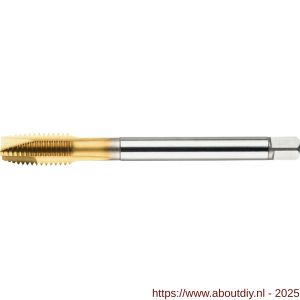 Phantom 22.231E UNI HSS-E machinetap DIN 376 metrisch TiN voor doorlopende gaten M12 blisterverpakking - A40513602 - afbeelding 1