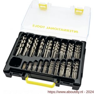 International Tools 19.124 ECO PRO HSS set spiraalboren DIN 338 11.420 1-10x0‚5 mm set 170 stuks - A40503436 - afbeelding 1