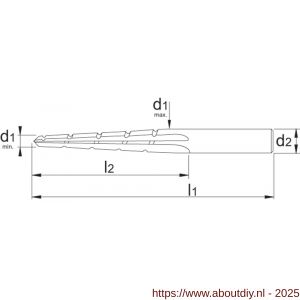 Phantom 51.840 HSS-E pengatruimer coniciteit 1:12‚5 3 mm - A40521851 - afbeelding 2