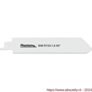 Phantom 64.600 bi-metaal reciprozaag R150-1‚8 90 graden set 5 stuks - A40528523 - afbeelding 1