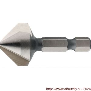 International Tools 42.543 Eco HSS verzinkboor 90 graden 3 snijkanten met 1/4 inch-zeskant bitopname 6‚3 mm - A40512087 - afbeelding 1
