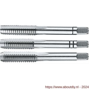 International Tools 21.140 Eco HSS handtap DIN 352 metrisch set 3 stuks M3 - A40514318 - afbeelding 1