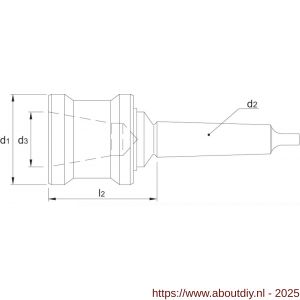 Bison 81.450 snelwisselhouder MK volgens DIN 228-B type 1721 D51‚5 MK 4 - A40502581 - afbeelding 2