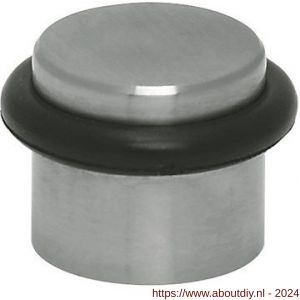 Artitec deurbuffer vloermontage diameter 31x25 mm RVS mat - A23000687 - afbeelding 1