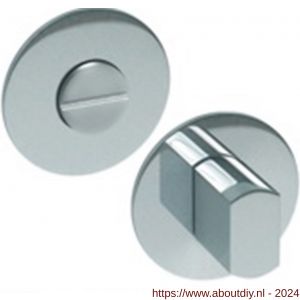 Artitec RVS Woning WC garnituur 2 mm vlakrozet rond FR RVS mat WC 6-7 mm - A23001218 - afbeelding 1