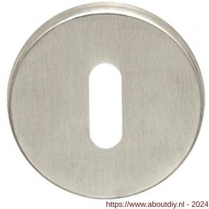 Artitec Luxuria sleutelrozet paar LU rond diameter 50 mm mat nikkel PVD - A23001190 - afbeelding 1
