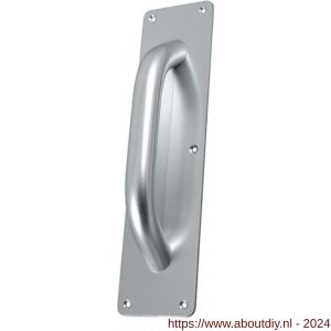 Artitec Zorg en Welzijn S-preventie anti suicidaal paar deurgreep diameter 25x300 mm op schild RVS mat - A23001088 - afbeelding 1