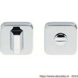 Artitec Luxuria WC garnituur LU 50x50 mm glans chroom WC 8 mm - A23001235 - afbeelding 1