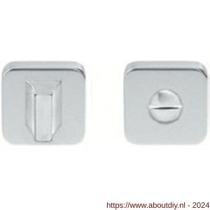 Artitec Luxuria WC garnituur LU 50x50 mm mat chroom WC 8 mm - A23001233 - afbeelding 1