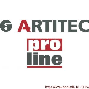 Artitec Proline Classic knop-krukgarnituur langschild Tessa DIN rechts PL klasse 4 RVS mat PC72 LS - A23000074 - afbeelding 3