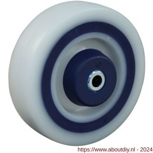 Protempo serie 09 transportwiel los “sandwich” PP velg flexible tussenlaag ± 77 shore A 100 mm rollager - A20910794 - afbeelding 1