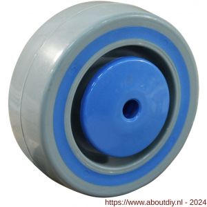 Protempo serie 09 transportwiel los “sandwich” PP velg flexible tussenlaag ± 77 shore A 100 mm kogellager - A20910797 - afbeelding 1