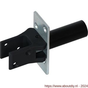 Hawgood deurveerscharnier 4000-E kunststof zwart - A10100275 - afbeelding 1