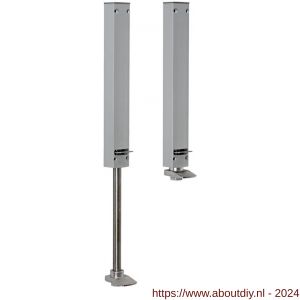 Dictator deurvastzetter Design Line ZE-200 slag tot en met 200 mm zilver - A10100213 - afbeelding 1