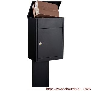 Allux 500 pakketbus brievenbus Ruko zwart - A11200978 - afbeelding 3