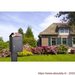 Allux 500 pakketbus brievenbus Ruko zwart - A11200978 - afbeelding 4