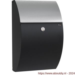 Allux 7000 brievenbus gegalvaniseerd-zwart - A11200944 - afbeelding 1