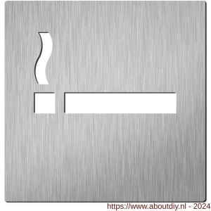 Didheya pictogram vierkant Roken RVS inox - A11200671 - afbeelding 1