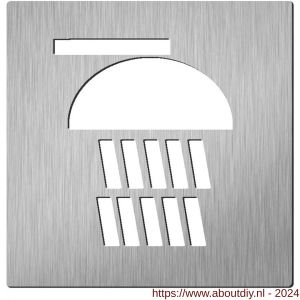 Didheya pictogram vierkant Douche RVS inox - A11200672 - afbeelding 1