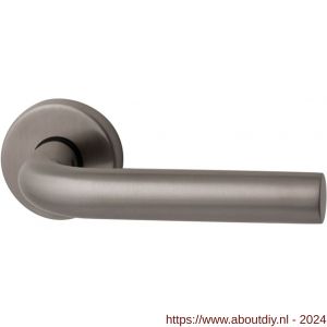 Tropex Oslo deurkruk 304 rond rozet inox - A11200175 - afbeelding 1