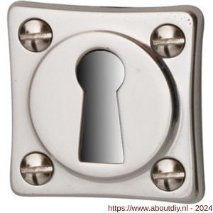 Becchetti Bal vierkant rozet sleutel glans nikkel - A11200600 - afbeelding 1