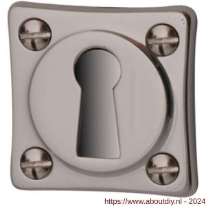 Becchetti Bal vierkant rozet sleutel mat nikkel - A11200601 - afbeelding 1