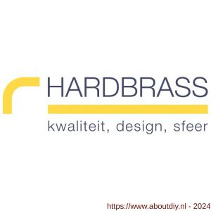 Hardbrass leuningdrager met tapgat holzadel RVS inox - A11201138 - afbeelding 1