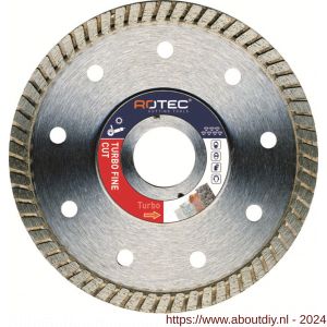 Rotec 704 diamantzaagblad Viper 7 Turbo Fine Cut diameter 350x2,0x25,4 mm - A50909659 - afbeelding 1