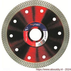 Rotec 704T diamantzaagblad Techno Turbo 115x1,4x22,2 mm - A50909644 - afbeelding 1