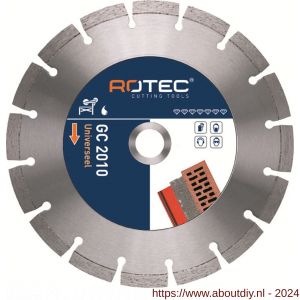 Rotec 710 diamantzaagblad Orca 7 GC 2010 115x2,3x22,2 mm - A50909711 - afbeelding 1