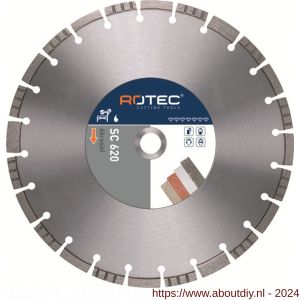Rotec 718 diamantzaagblad Hippo 5-SC 620 400x3,6x25,4 mm - A50909775 - afbeelding 1