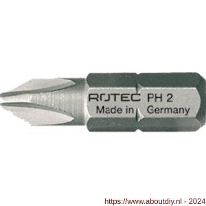 Rotec 800 schroefbit Basic C6.3 Phillips PH 1x25 mm set 10 stuks - A50910427 - afbeelding 1