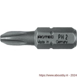 Rotec 800 schroefbit Basic C6.3 Phillips PH 2-Rx25 mm gereduceerd set 10 stuks - A50910430 - afbeelding 1