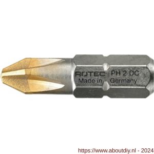 Rotec 800 schroefbit Diamond C6.3 Phillips PH 1x25 mm set 10 stuks - A50910438 - afbeelding 1