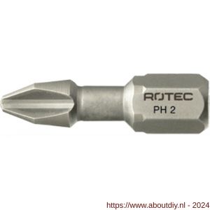 Rotec 801 schroefbit Basic C6.3 Phillips PH 1x25 mm Torsion set 10 stuks - A50910441 - afbeelding 1